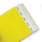 COSCO Security Wristband, Tamper Resistant, 10" x 3/4", Yellow, 100 bands (20 perforated sheets of 5 bands each)
